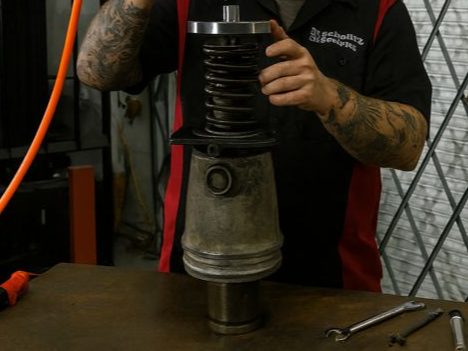 checking tamping rammer spring